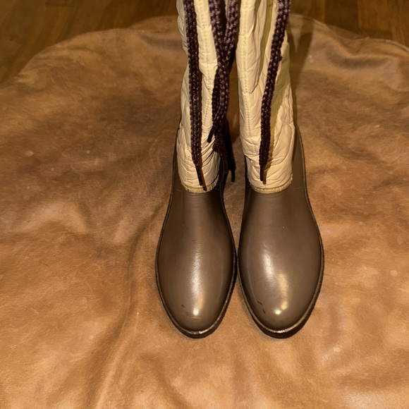 Vintage women’s Rain snow winter boots moulded construction USA UK 5 US 7 - Picture 5 of 6